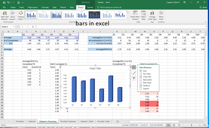 how to add error bars in excel